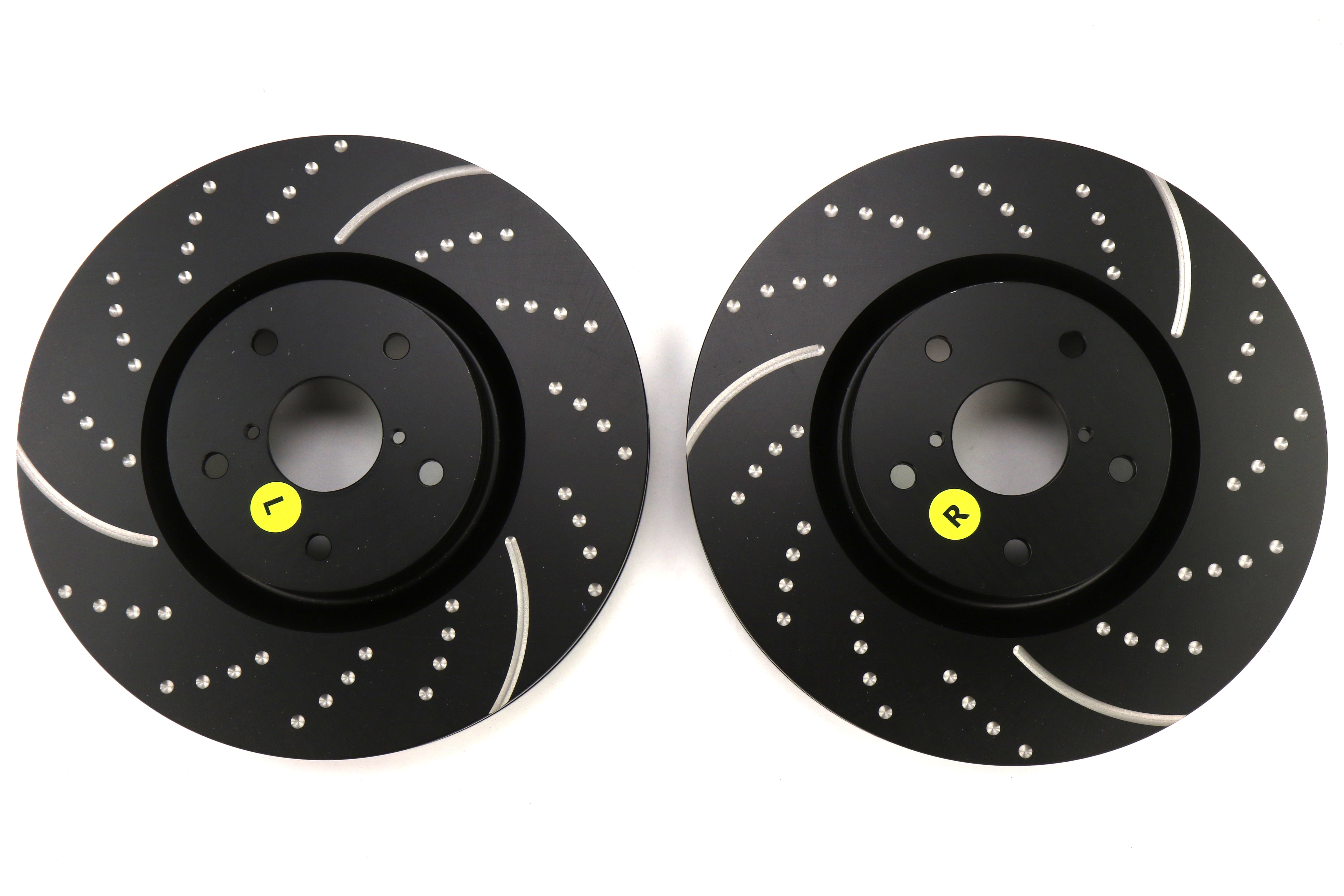 EBC Brakes 3GD Series Sport Dimpled/Slotted Front Brake Rotors - 2005-2017 Subaru STI